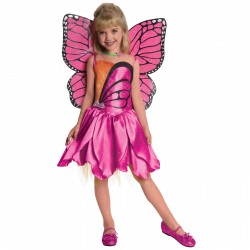 Fantasia Infantil Barbie Borboleta Meninas Festa Halloween