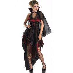 Fantasia Feminina Vampira Festa Halloween