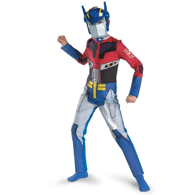 Fantasia Infantil Optimus Prime Transformers Meninos Festa Halloween