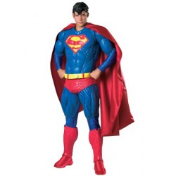 Fantasia Masculina Supermen Super-Homem Luxo Festa