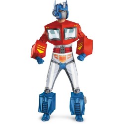 Fantasia Masculina Optimus Prime Transformers Festa Halloween