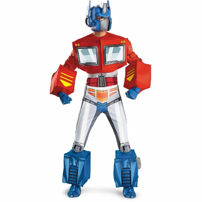 Fantasia Masculina Optimus Prime Transformers Festa Halloween