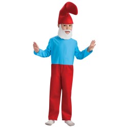 Fantasia Infantil Papai Smurf Meninos Traje para Festa a Fantasia