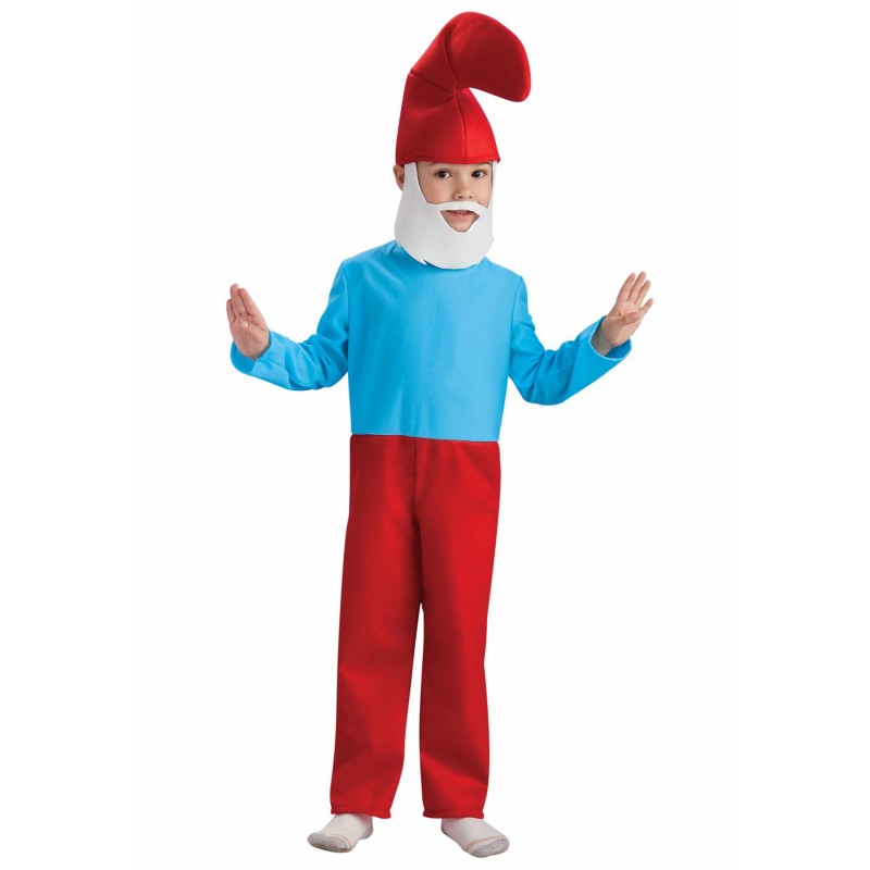 Fantasia Infantil Papai Smurf Meninos Traje para Festa a Fantasia