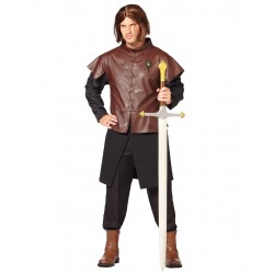 Fantasia Masculina Ned Stark Game Of Thrones Traje para Festa a Fantasia Cosplay