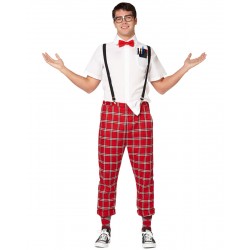 Fantasia Masculina Nerd Traje para Festa a Fantasia