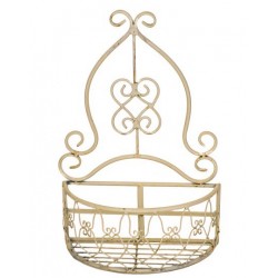 Cestinha de Metal Porta Flores Decoração de Casamento ao Ar Livre e Jardins