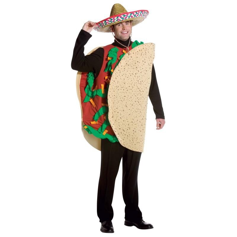 Taco Mexicano Fantasia Masculina Halloween Carnaval Festa a Fantasia