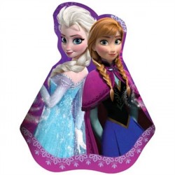 Chapeuzinho Frozen para Festa de Aniversário Infantil Rosa 24un