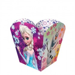 Embalagem para Pipoca Frozen para Festa de Aniversário Infantil 12un