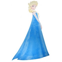Painel Elsa Frozen para Decoração de Festa Infantil 88cm x 68cm