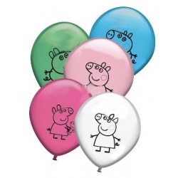 Balão Bexigas Peppa Pig 25un Coloridos Festa Infantil