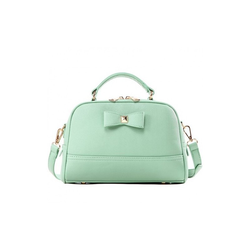 Bolsa Feminina Verde Frame Pequena Couro