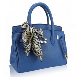 Bolsa Feminina Azul Clássica Tote