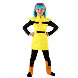 Fantasia Bulma Dragon Ball Z Infantil Meninas