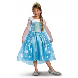 Fantasia Luxo Elsa Frozen Infantil Meninas