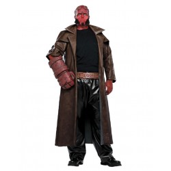 Fantasia Hellboy Masculina Halloween Festa a Fantasia