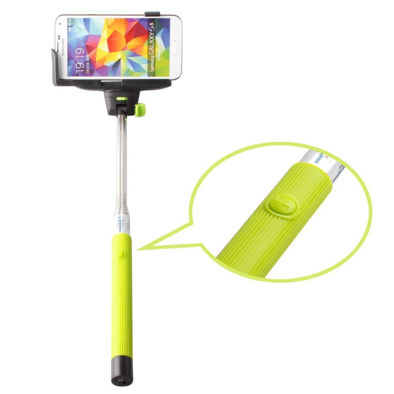 Bastão de Selfie Smartphone Iphone Galaxy Moto G Botão Embutido