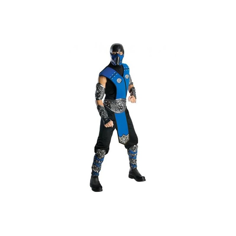 Fantasia Sub-Zero Mortal Kombat Masculina Adulto