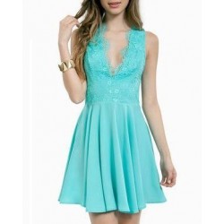 vestido chiffon curto