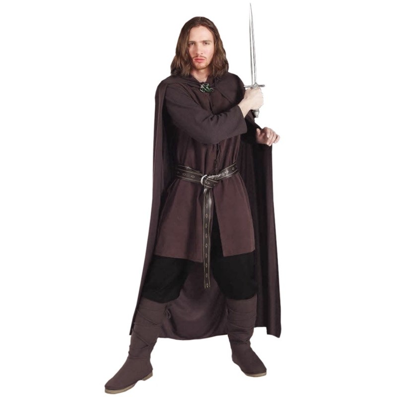 Fantasia Aragorn O Senhor dos Anéis Masculino Adulto Cosplay