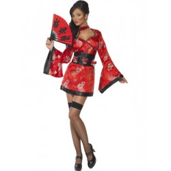 Fantasia Feminina Oriental Sexy Festa Halloween