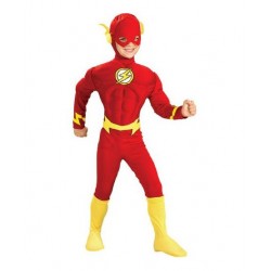 Fantasia Infantil The Flash Músculos Meninos Super Heróis