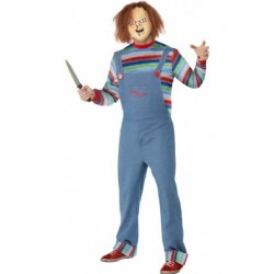 Fantasia Chucky Boneco Assassino Halloween Masculino Adulto