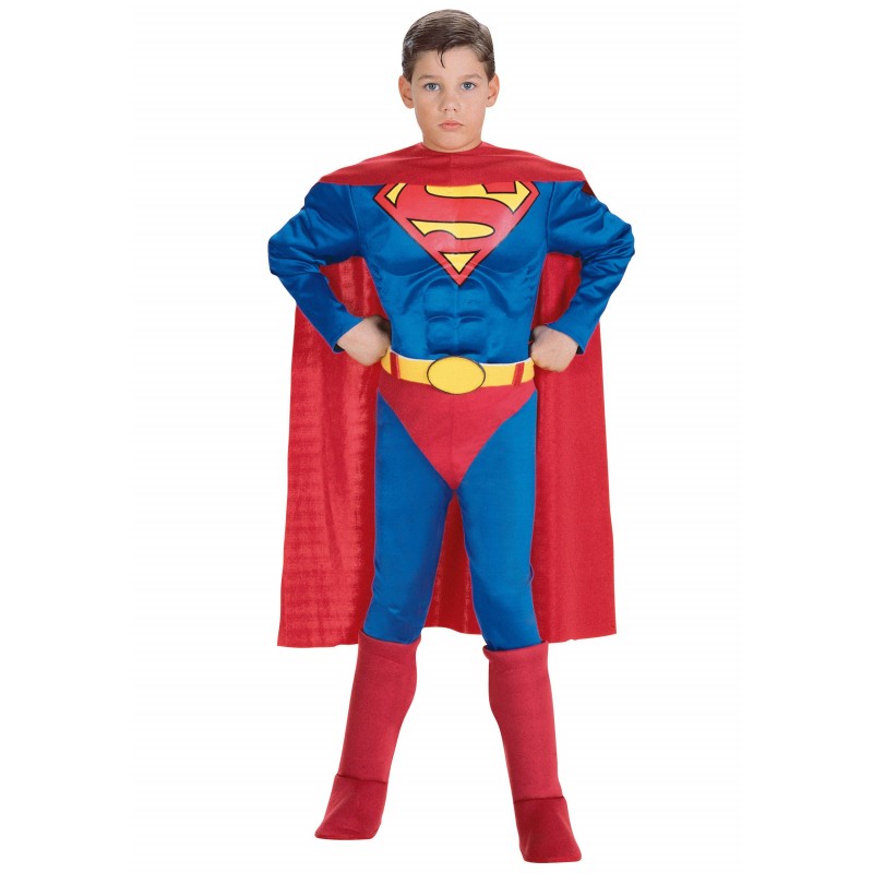 Fantasia Infantil Meninos Super-Man Super Homem Carnaval Halloween
