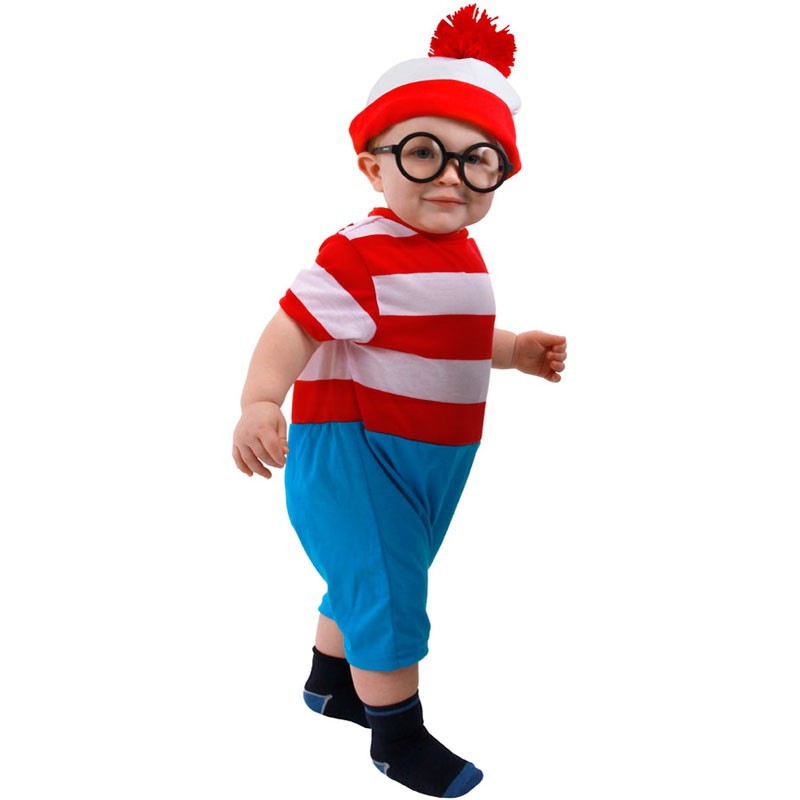 Fantasia Infantil Wally Onde Está o Wally Carnaval Halloween