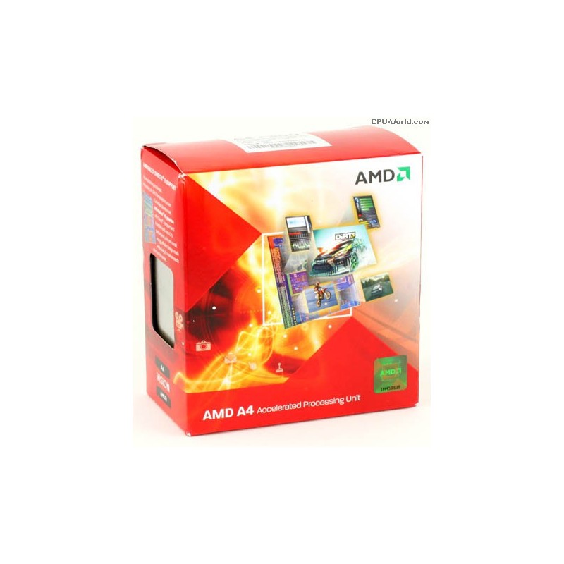 Processador AMD A4-3300 socket FM1 2.5GHz Dual Core Gráfico Radeon HD Integrado