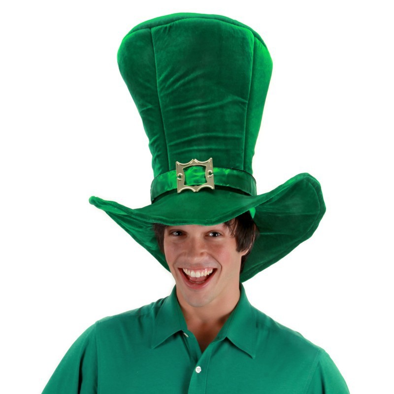 Chapéu Chapelão Verde de Duente Fantasia Masculina Carnaval Halloween Chapéu Chapelão Verde de Duente Fantasia Masculina Carnaval Halloween