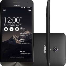 Smartphone Asus ZenFone 6 Dual Chip Desbloqueado Android 4.4 Tela 6" 16GB 3G Wi-Fi Preto