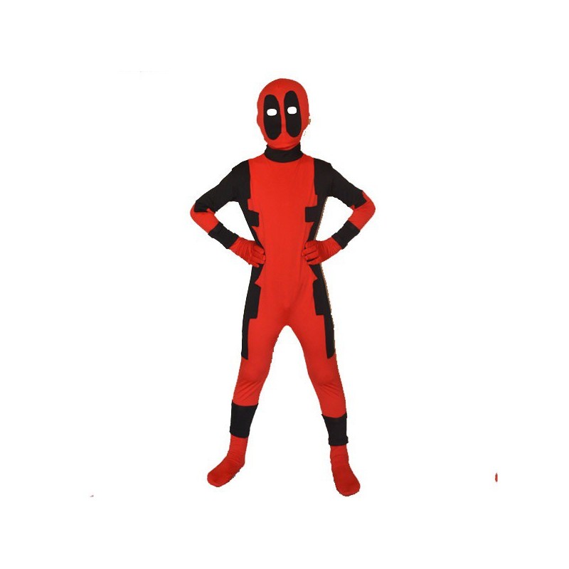 Fantasia Infantil Meninos Deadpool Halloween Festa a Fantasia