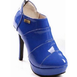 Bota Feminina Unkle Boot Azul Royal Salto Alto