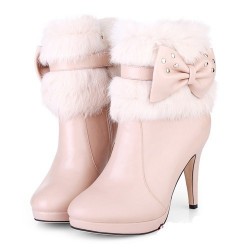 botas femininas rosa