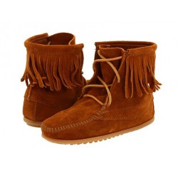 Bota Feminina Unkle Boot Couro Franjas