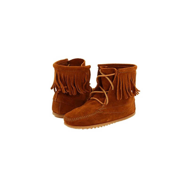 Bota Feminina Unkle Boot Couro Franjas