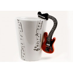 Caneca de café Alça de Guitarra Presente Criativo