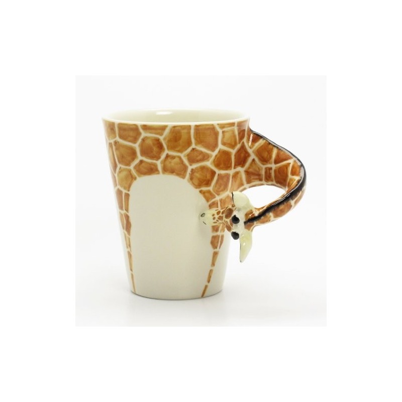 Caneca de café Animais Girafa Presente Criativo