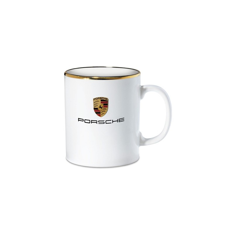 Caneca de café Porsche Branca Presente Criativo para Homens