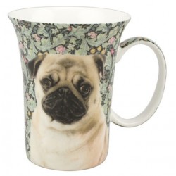 Caneca de Café de Cachorro Pug Presente Criativo