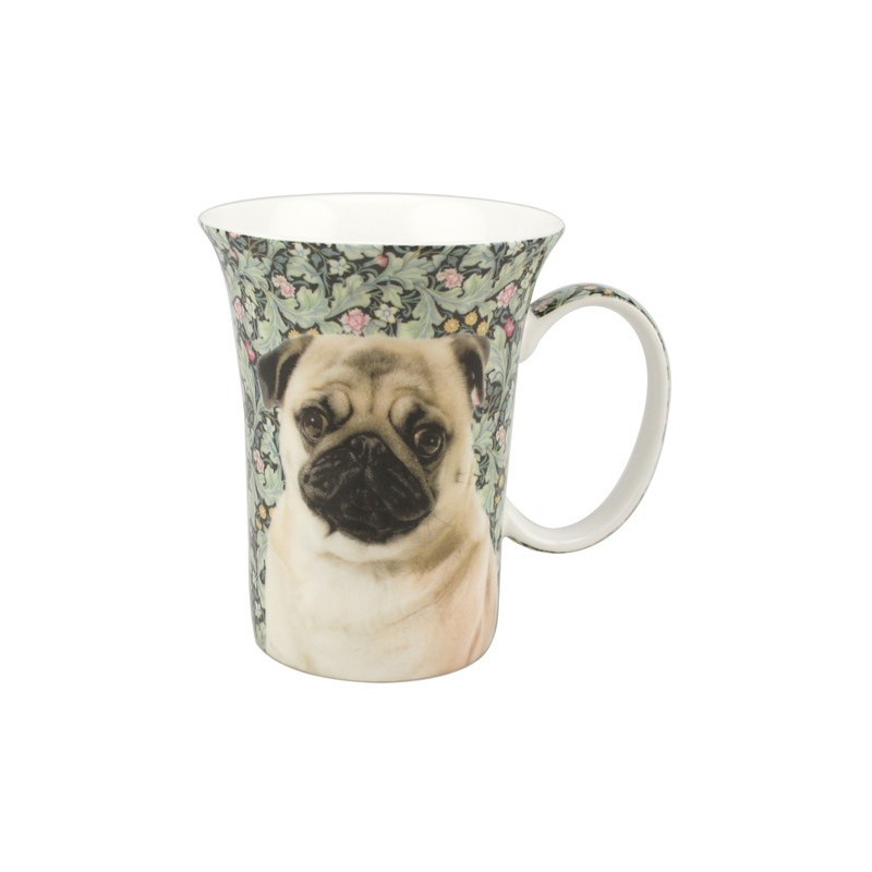 Caneca de Café de Cachorro Pug Presente Criativo