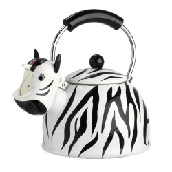 Chaleira Decorativa Esmaltada Zebra