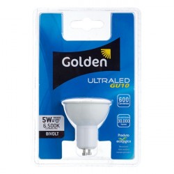 Lâmpada LED Golden Dicróica 5W Branca Bivolt