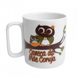 Caneca Mães Personalizada Mãe Coruja Assumida Presente Dia das Mães