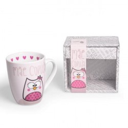 Caneca Mães Personalizada Mãe Coruja Presente Dia das Mães