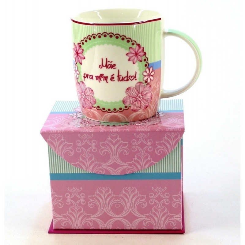 Caneca Mães Personalizada com Caixinha Dia das Mães