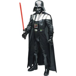 Boneco Articulado Darth Vader Gigante 79cm Deluxe com Sabre de Luz