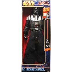 Boneco Articulado Darth Vader Gigante 79cm Deluxe com Sabre de Luz